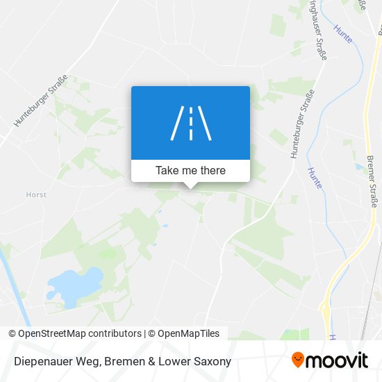 Diepenauer Weg map