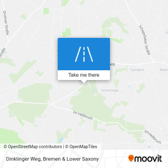 Dinklinger Weg map