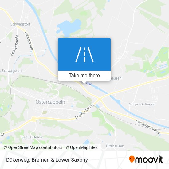 Dükerweg map