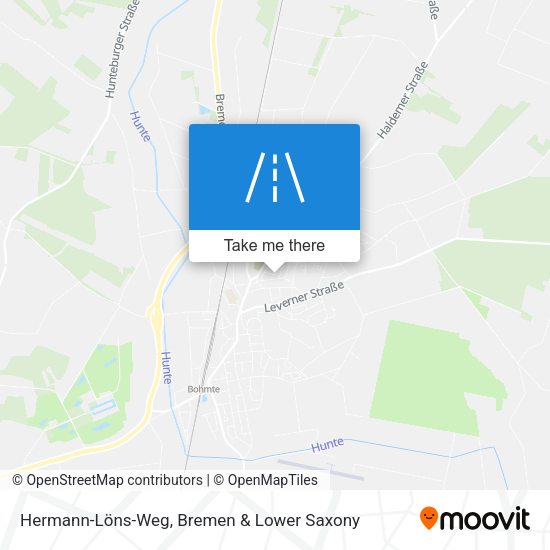 Hermann-Löns-Weg map