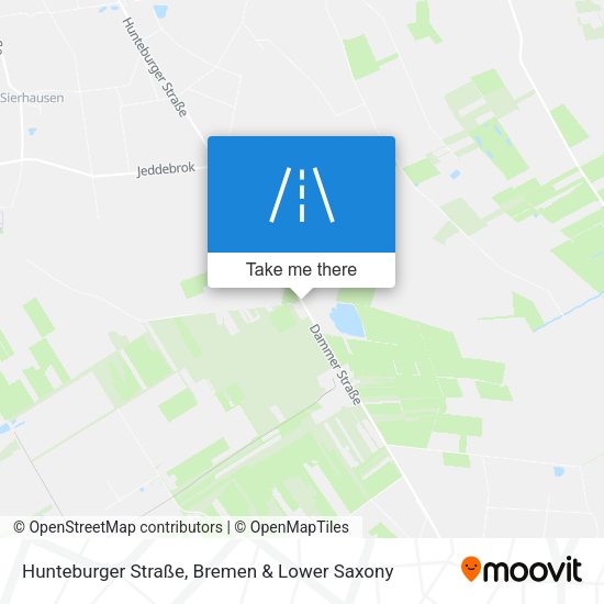 Hunteburger Straße map
