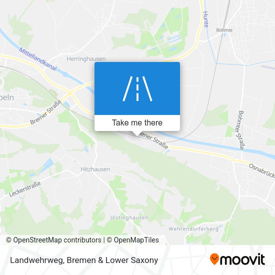 Landwehrweg map