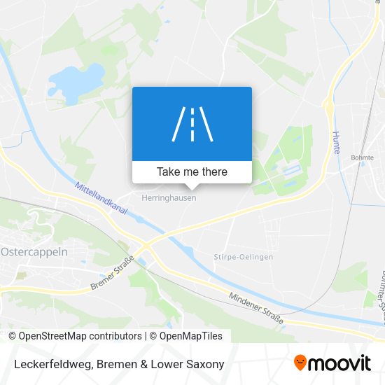 Leckerfeldweg map