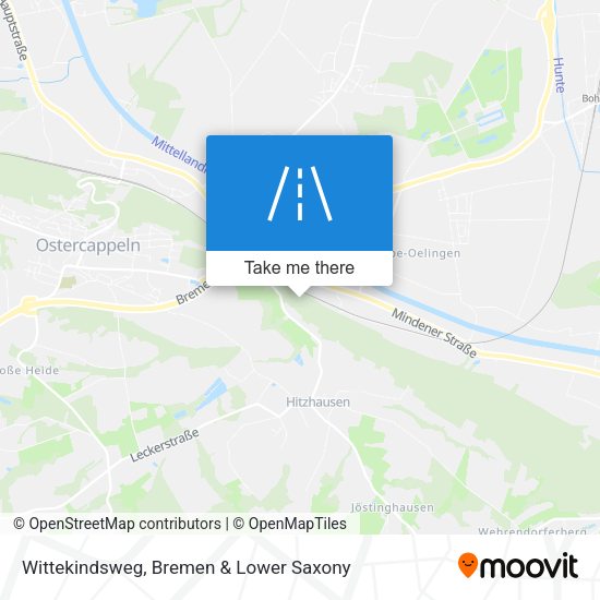 Wittekindsweg map