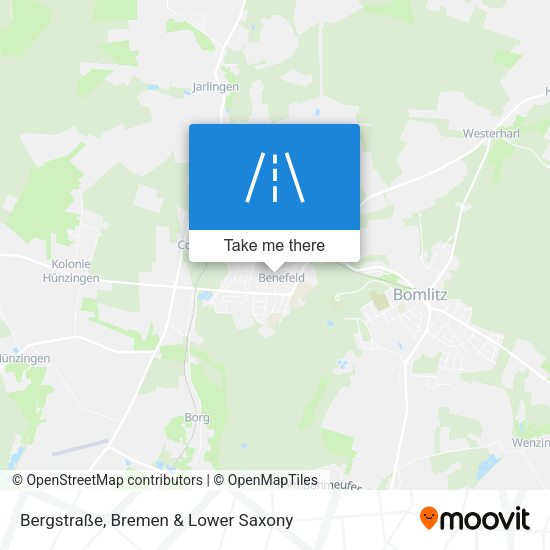 Bergstraße map