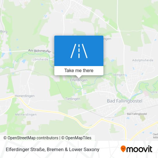 Elferdinger Straße map