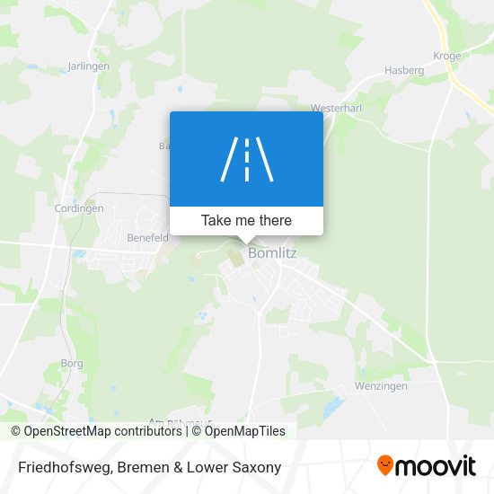 Friedhofsweg map