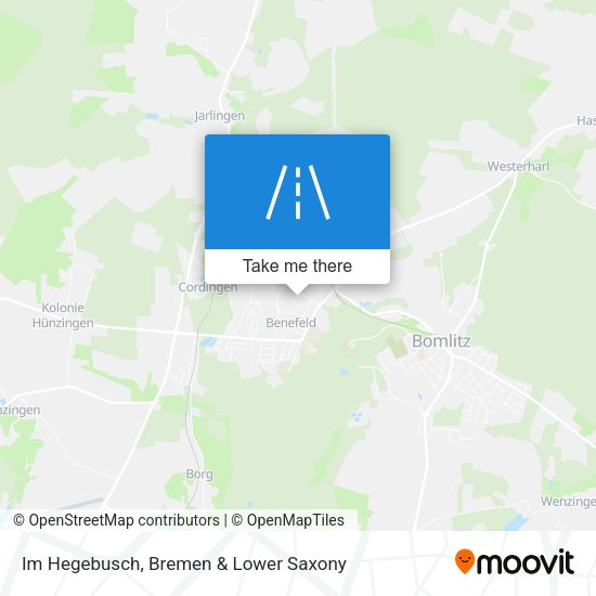 Im Hegebusch map