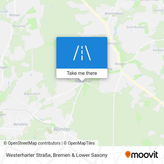 Westerharler Straße map