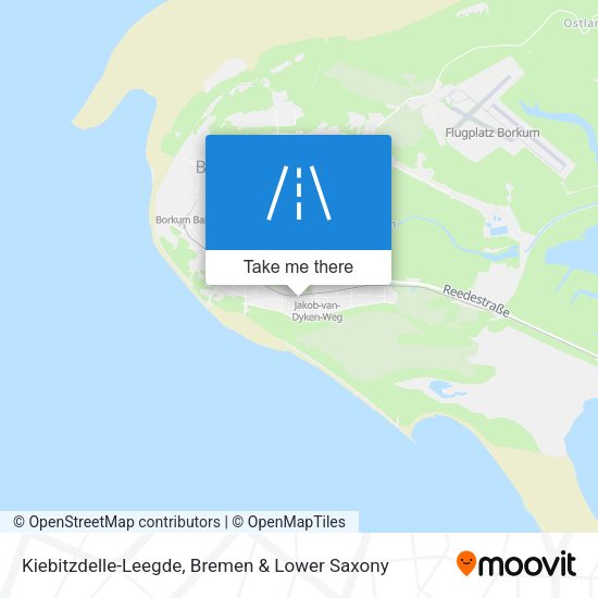 Kiebitzdelle-Leegde map