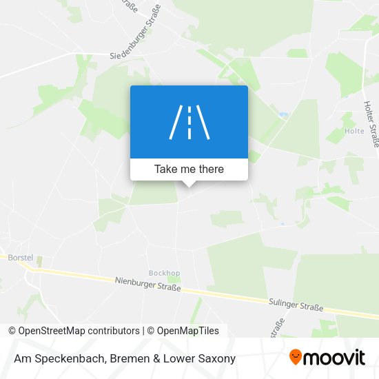 Am Speckenbach map