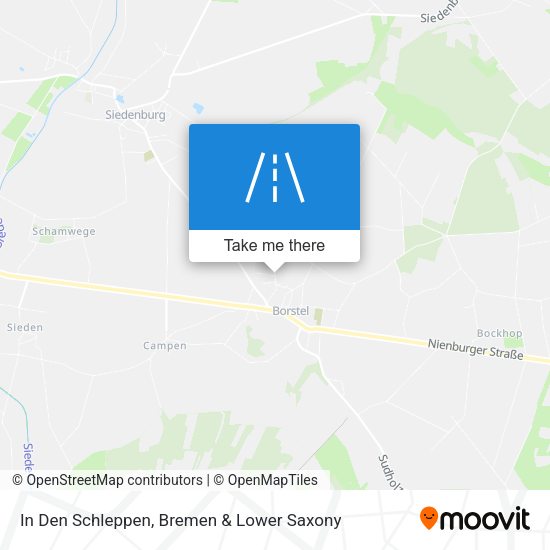 In Den Schleppen map