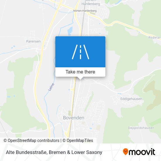 Alte Bundesstraße map