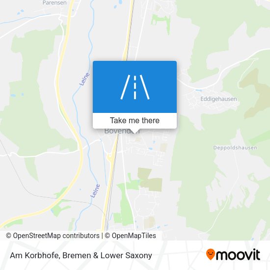 Am Korbhofe map