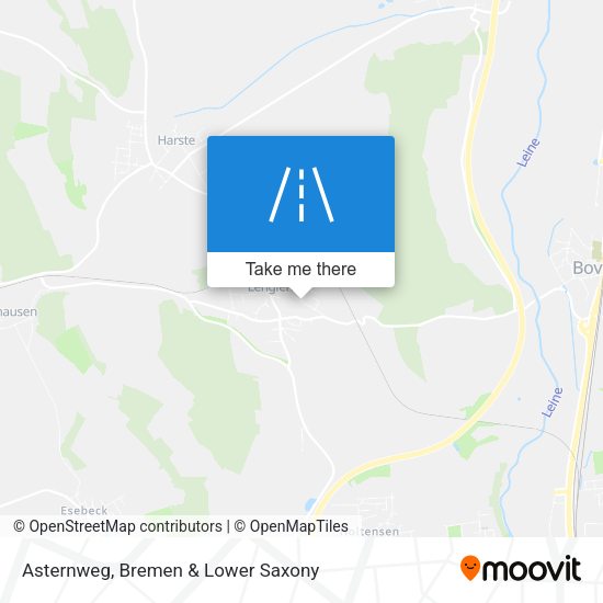 Asternweg map
