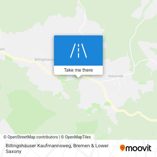 Billingshäuser Kaufmannsweg map