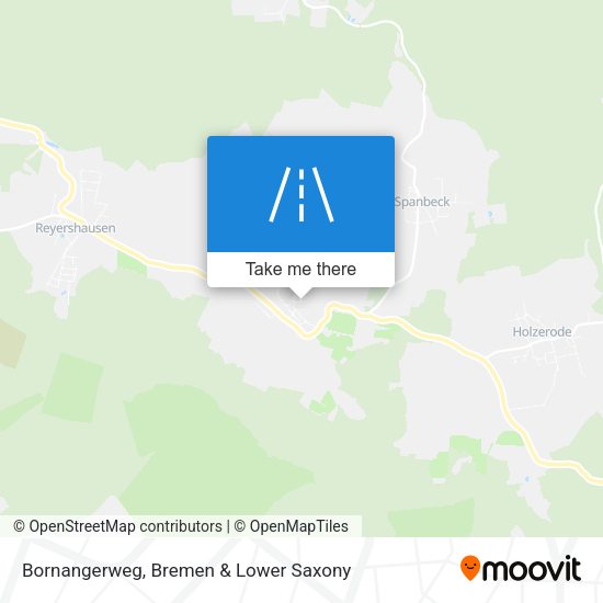 Bornangerweg map