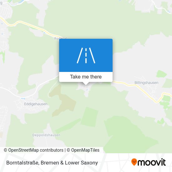 Borntalstraße map