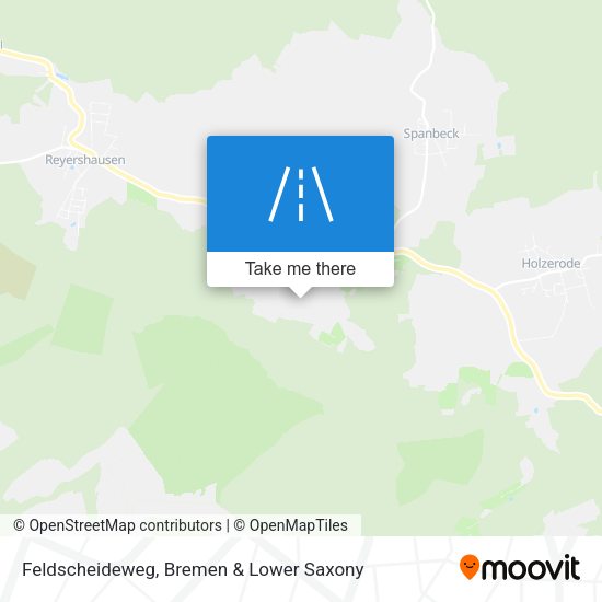 Feldscheideweg map