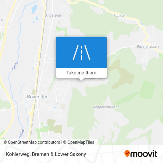 Köhlerweg map
