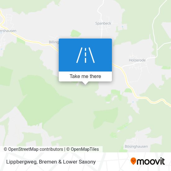 Lippbergweg map