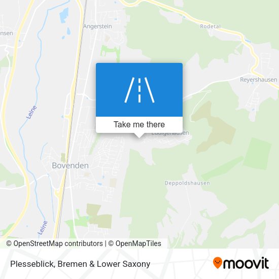 Plesseblick map