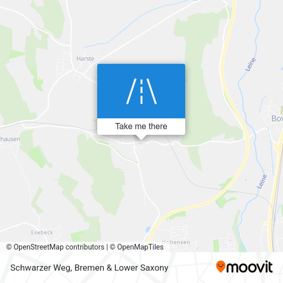 Schwarzer Weg map
