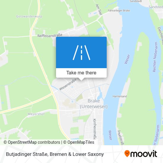 Butjadinger Straße map