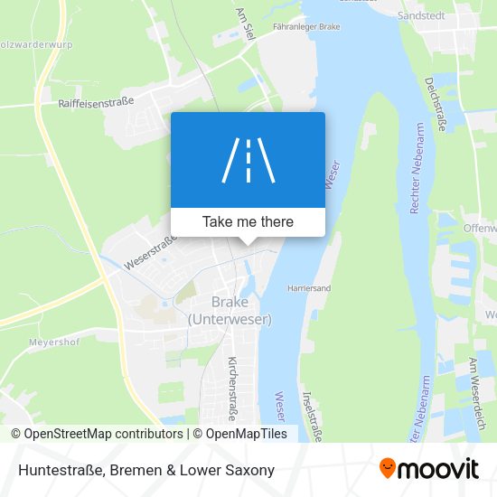 Huntestraße map