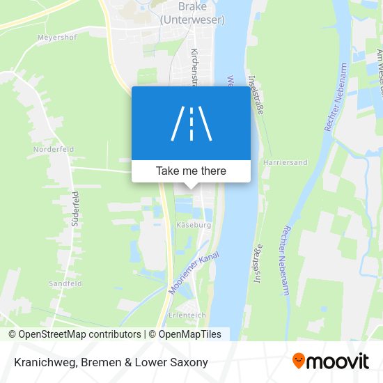 Kranichweg map