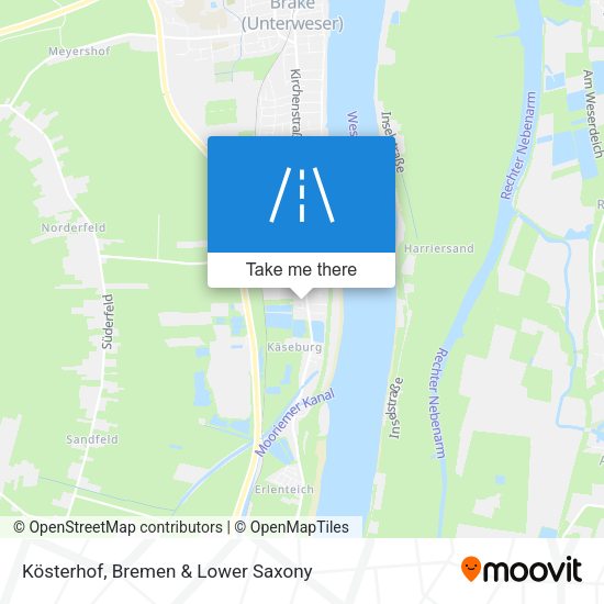 Kösterhof map