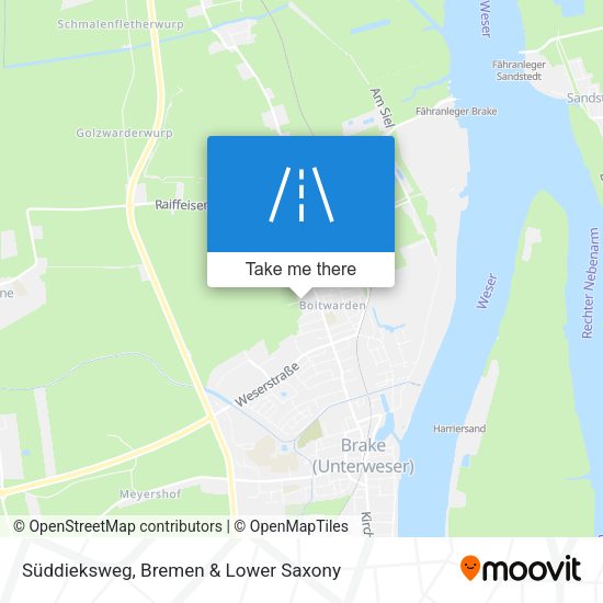 Süddieksweg map