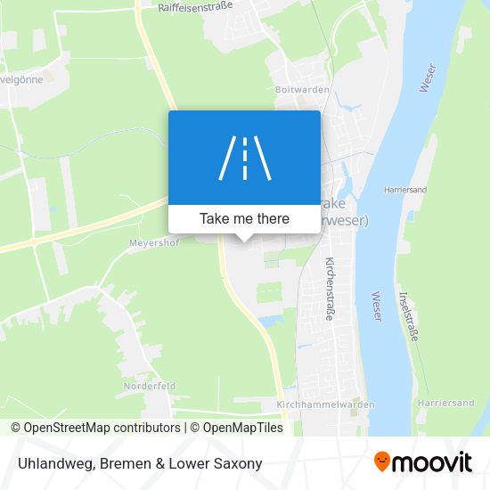 Uhlandweg map