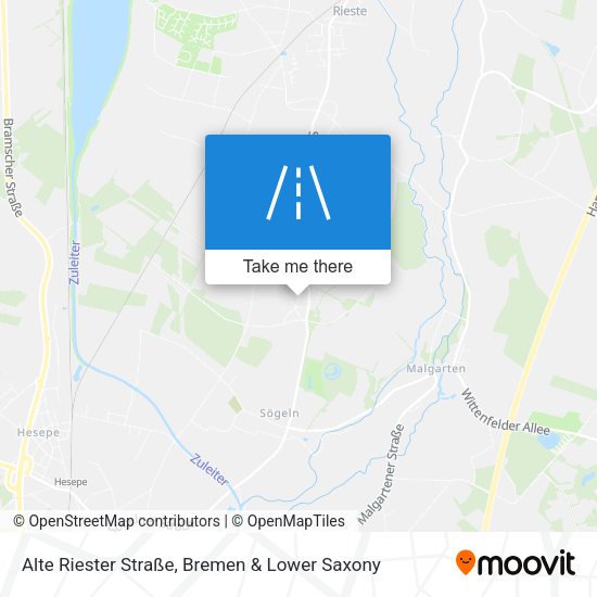 Alte Riester Straße map