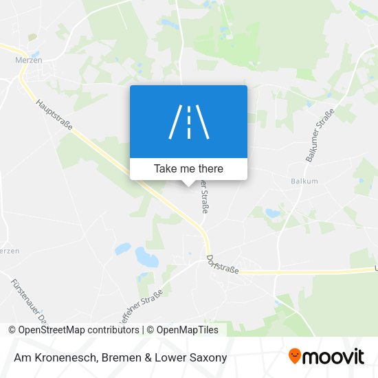 Am Kronenesch map