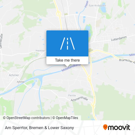 Am Sperrtor map