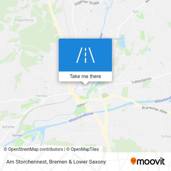 Am Storchennest map