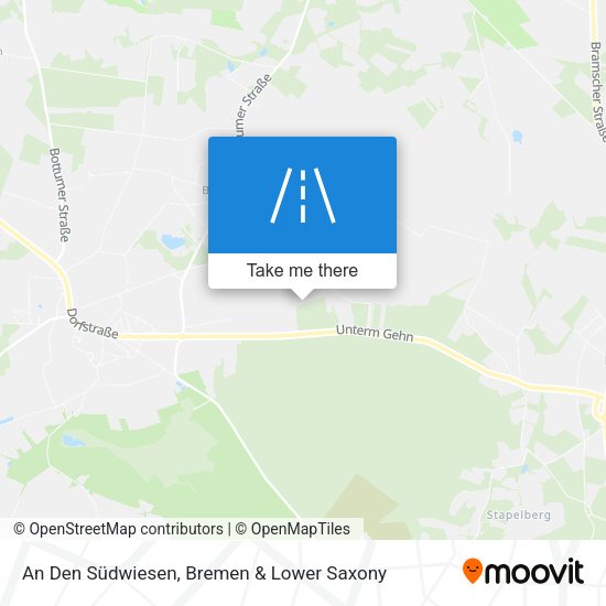 An Den Südwiesen map