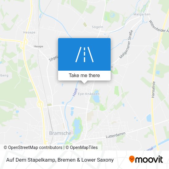 Auf Dem Stapelkamp map