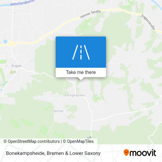 Bonekampsheide map