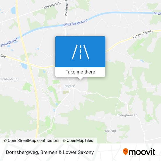 Dornsbergweg map