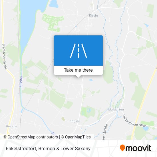 Enkelstrodtort map