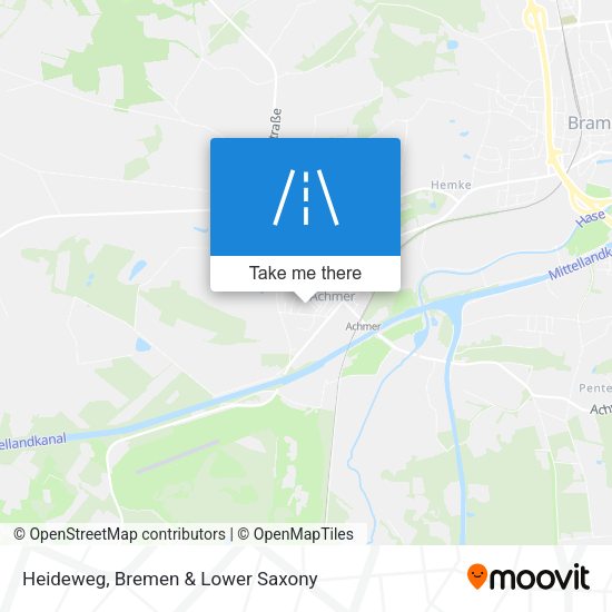 Heideweg map