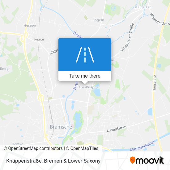 Knäppenstraße map