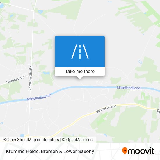 Krumme Heide map