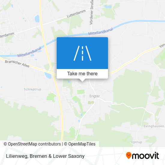 Lilienweg map