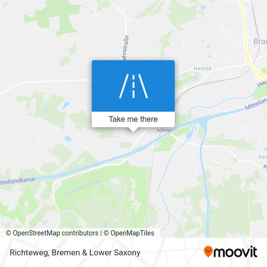 Richteweg map