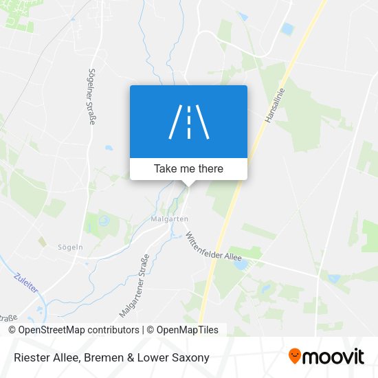 Riester Allee map