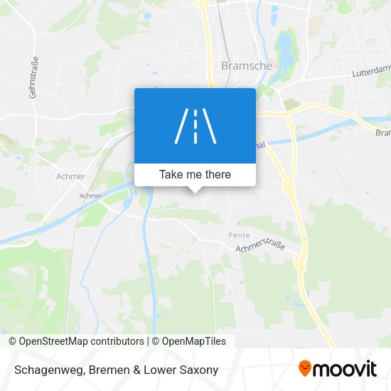Schagenweg map