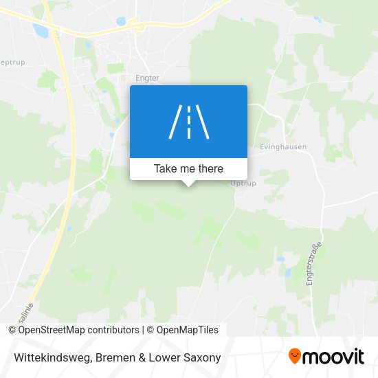 Wittekindsweg map